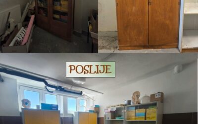 Zahvala za donacije pri obnovi i opremanju školskog kabineta biologije, kemije i likovne kulture.